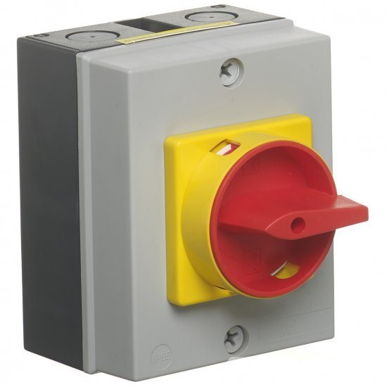 Isolator On-off 25A 4P