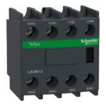 LADN13 – Schneider Electric Auxiliary contact block, TeSys D, 1NO + 3NC, front mounting, screw clamp terminals