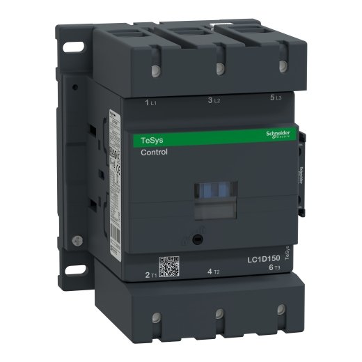 LC1D150F7 – Schneider Electric TeSys D contactor – 3P(3 NO) – AC-3 – ≤ 440 V 150 A – 110 V AC 50/60 Hz coil — SCHNEIDER