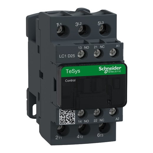 LC1D25U7 – Schneider Electric TeSys D contactor – 3P(3 NO) – AC-3 – ≤ 440 V 25 A – 250 V AC coil — SCHNEIDER