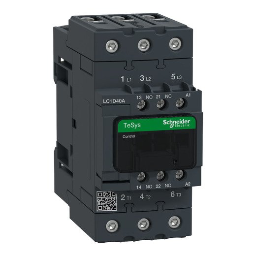LC1D40AM7 – Schneider Electric TeSys D contactor – 3P(3 NO) – AC-3 – ≤ 440 V 40 A – 220 V AC 50/60 Hz coil — SCHNEIDER