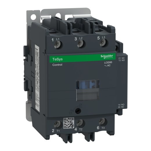 LC1D95M7 – Schneider Electric TeSys D contactor – 3P(3 NO) – AC-3 – ≤ 440 V 95 A – 220 V AC 50/60 Hz coil — SCHNEIDER