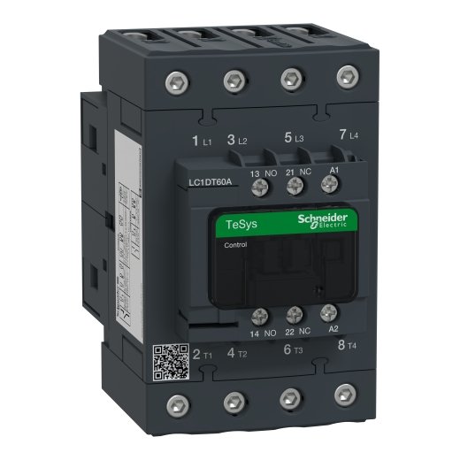 LC1DT60AE7 – Schneider Electric TeSys D contactor – 4P(4 NO) – AC-1 – ≤ 440 V 60 A – 48 V AC 50/60 Hz coil — SCHNEIDER