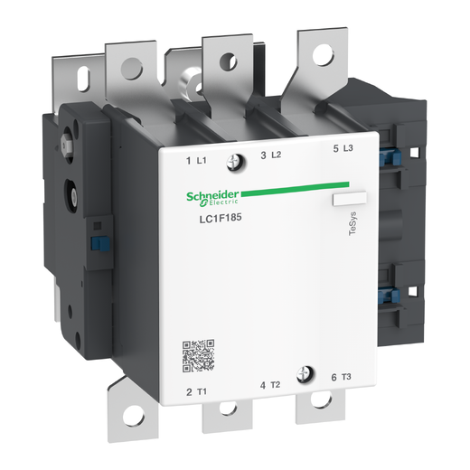 LC1F185M7 – Schneider Electric TeSys F contactor – 3P (3 NO) – AC-3 – ≤ 440 V 185 A – coil 220 V AC — SCHNEIDER
