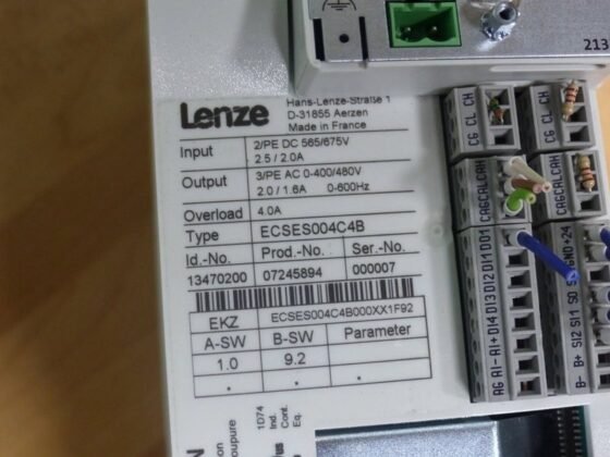 Lenze ECSES004C4B Ecses 00 4C 4B Servo Axle Module — Lenze