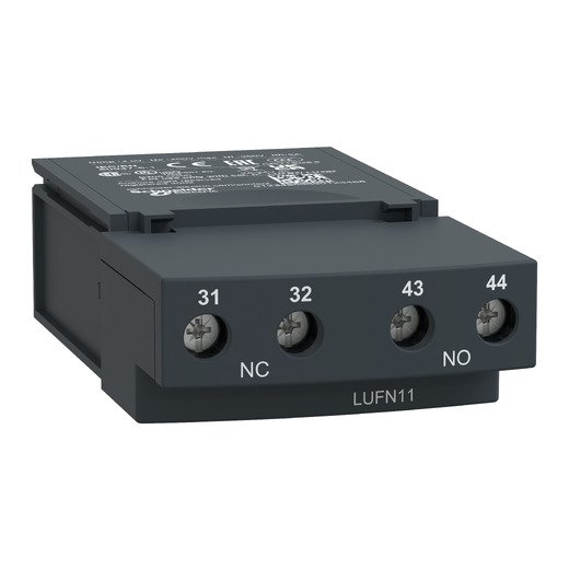 LUFN11 – Schneider Electric auxiliary contacts LUF – 1NO + 1NC — SCHNEIDER