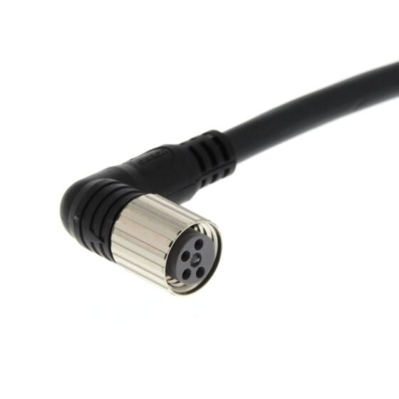 M8 Cable Sensor 4 Way Right Angle 2MTR