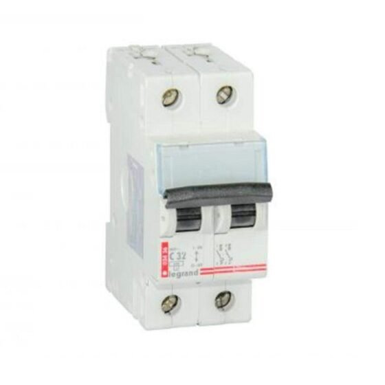 M9U21208 Double Pole Circuit Breaker, 10 A (dc)