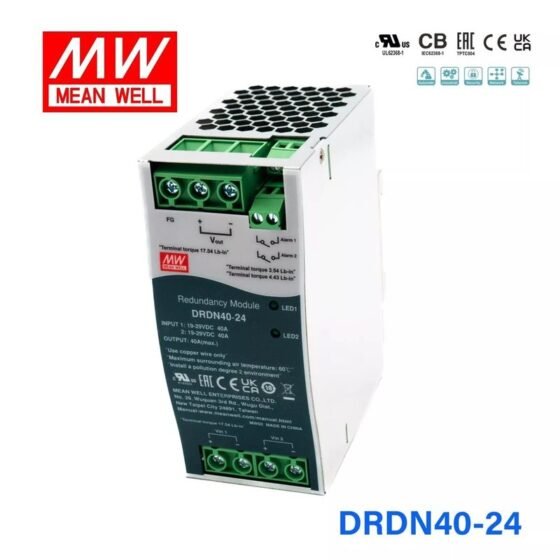 MEAN WELL DRDN40-24 DC Power Supply — MEAN WELL