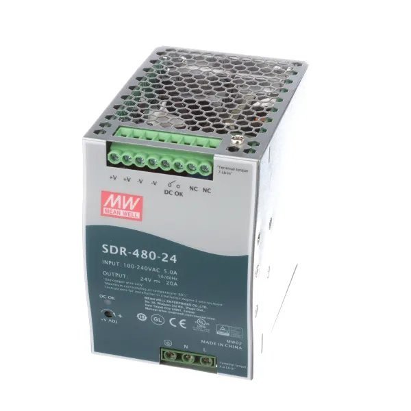 MEAN WELL SDR-480-24 Powder Supply — MEAN WELL