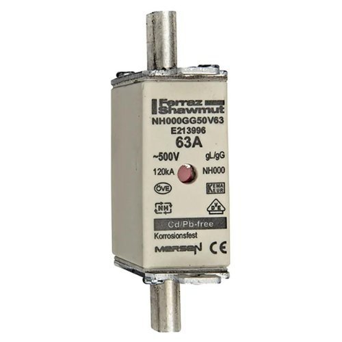 Mersen E213996H NH Fuse Link 500VAC NH000GG50V63 — Mersen