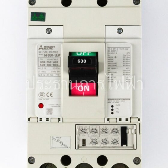 Mitsubishi Electric NF630SEW 630A-3P MCCB Fuse Breaker — Mitsubishi Electric