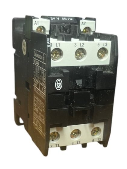 Moeller A-XHI11 Contactor Coil Volts 24 HZ 50/60 3 Pole Dil M 38-10 Add on Block Dil Aux Cont — Moeller