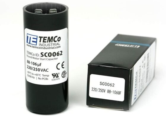 Motor Starter Capacitor 88-106 MF 250V AC