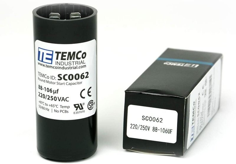 Motor Starter Capacitor 88-106 MF 250V AC