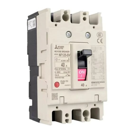 NF125-SV Mitshubishi Breaker 3 Pole 40A 40A 3P