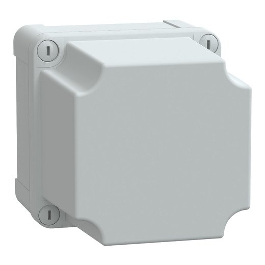 NSYTBS111113H – Schneider Electric ABS industrial box, PanelSeT TBS, 116x133x116mm, int. 105x125x105mm, high plain cover… — SCHNEIDER