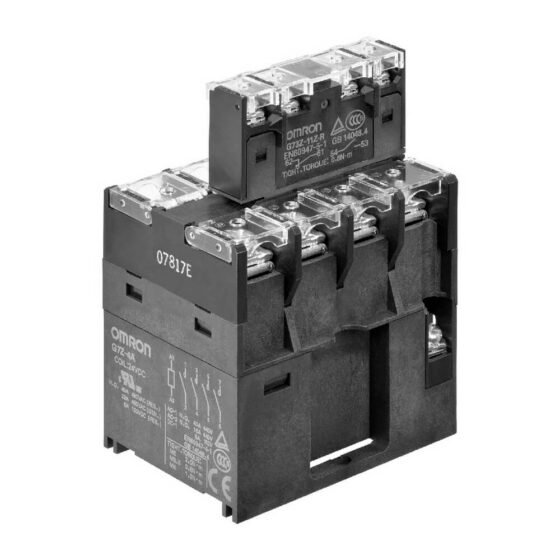 Omron 351605 G7Z4ADC24 Power Relay, 40 A, 4PST-NO — OMRON