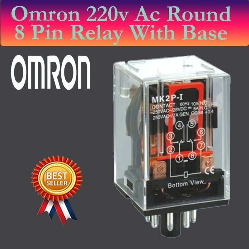 Omron MK2 P-i 240 VAC Relay 8 Pin — OMRON