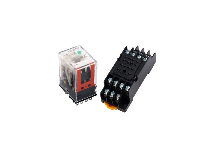 Omron MY4 24VDC Relay with Base PYF14 — OMRON