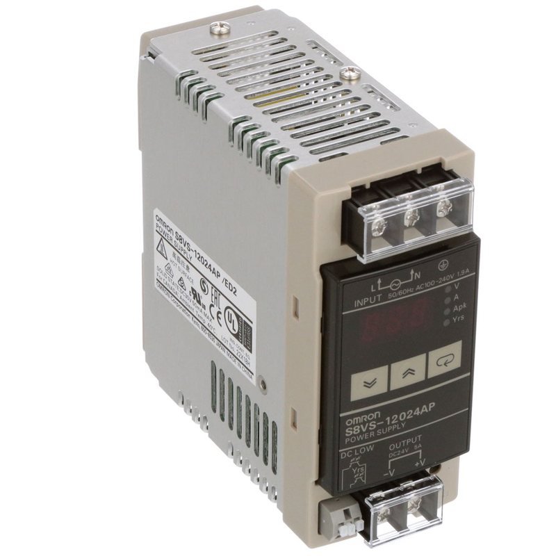 Omron S8VS-12024 Power Supply 100-240V 24 VDC — OMRON