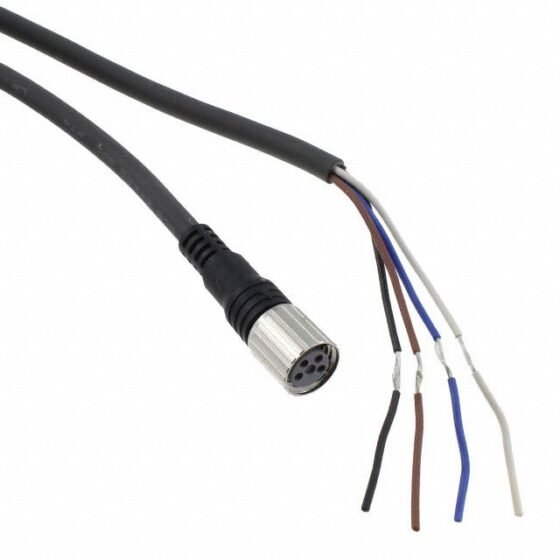 Panasonic CN-24A-C2 Connection Lead M8 Pin 4 Plug — Panasonic