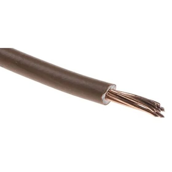 PP-649-2.5MMBRNHOOK-UP WIRE, 2.5MM2, Brown 2774291