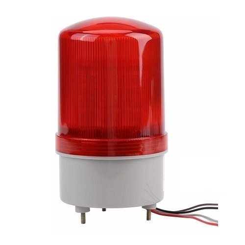 Revolving Light with Buzzer, flashing Red Light 230V
