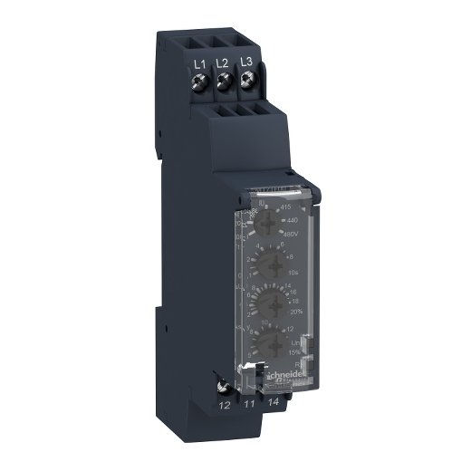 RM17TE00 – Schneider Electric multifunction control relay RM17-TE – range 183..528 V AC — SCHNEIDER