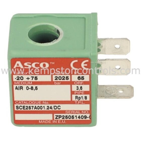 SCE257A001.24/DC Asco Numatics Solenoid Valve