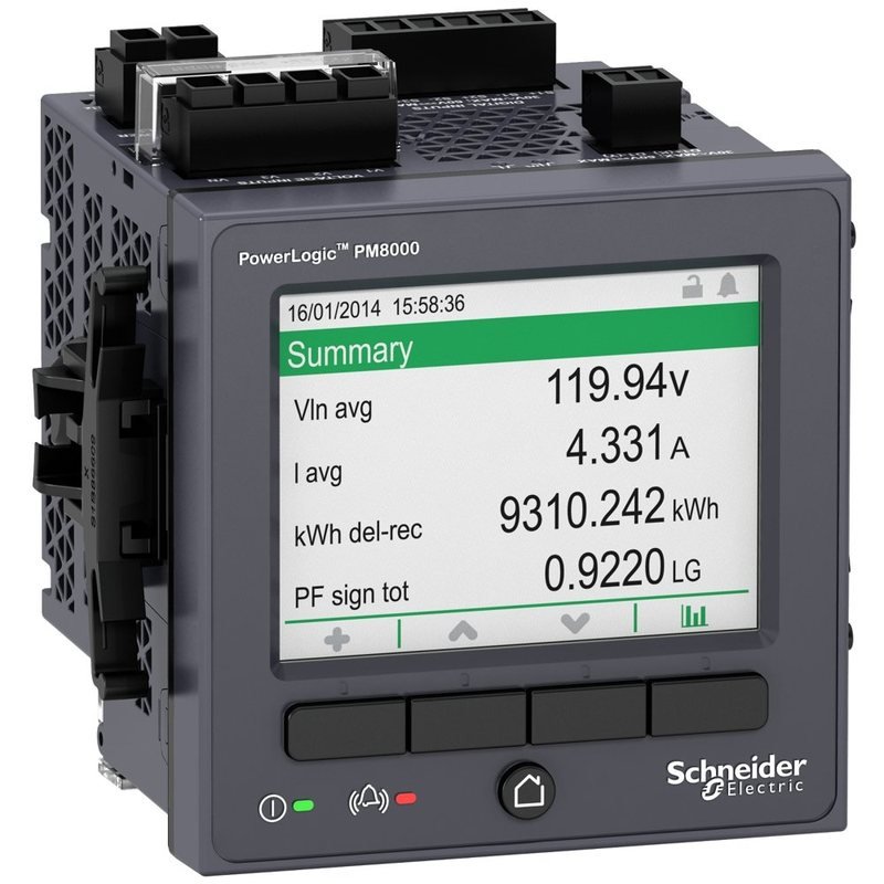 Schneider Electric PM8000 Power Logic Power Quality Meter — SCHNEIDER