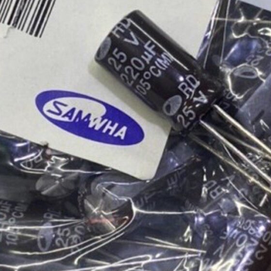 SD1E227M6L011PA Capacitor 220UF 25VDC Samwha