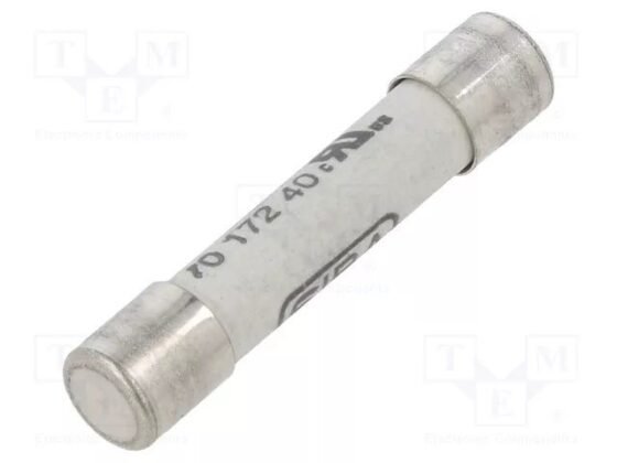 SIBA-FUSE-7017240 6.3X32MM, Ceramics, 0.5A