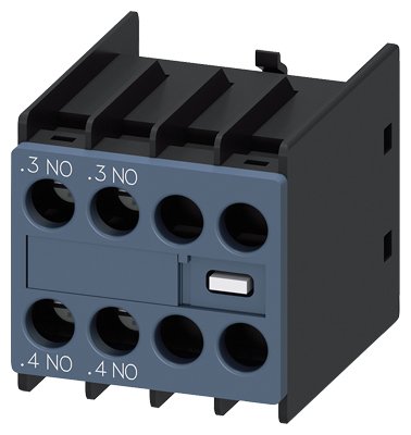 Siemens 3RH2911-1HA20 Aux Switch Block Front — SIEMENS