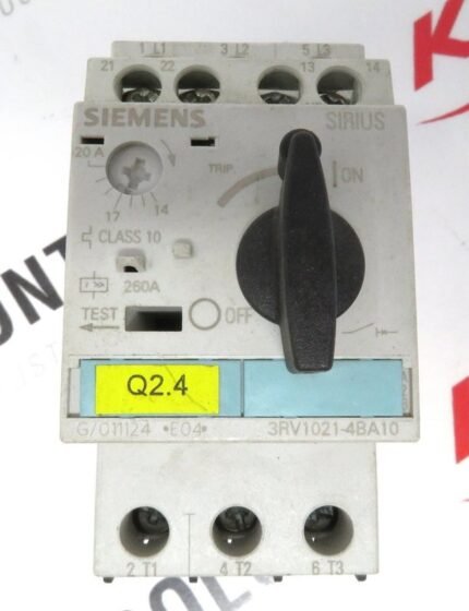 Siemens 3RV1021-4BA10 Starter Dol MOTOR, 14-20A — SIEMENS