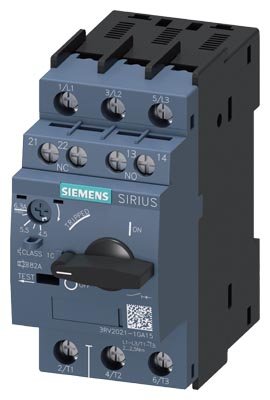 Siemens 3RV2021-1GA15 Motor Protection Switch 4, 5-6, 3A S0 — SIEMENS