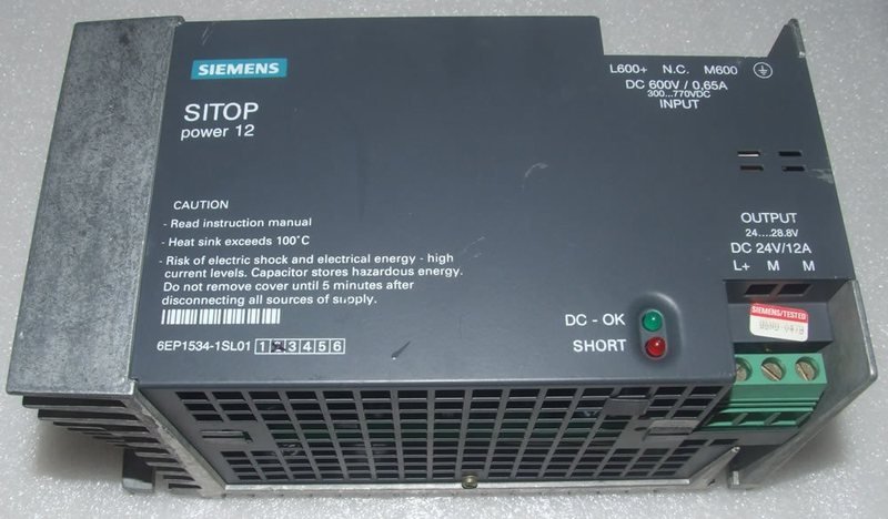 Siemens 6EP1534-1SL01 Power Supply 12 Dc/dc Converters — SIEMENS