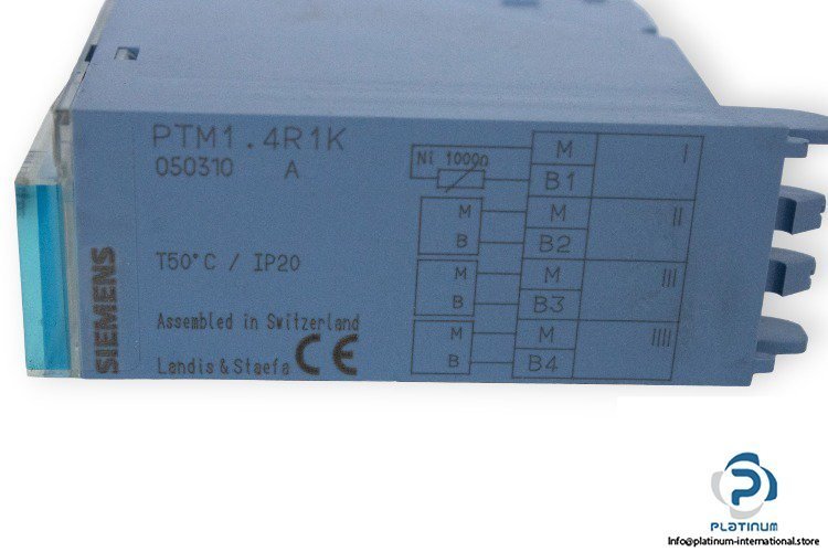 Siemens PTM1.4R1K Swithing Module Base — SIEMENS