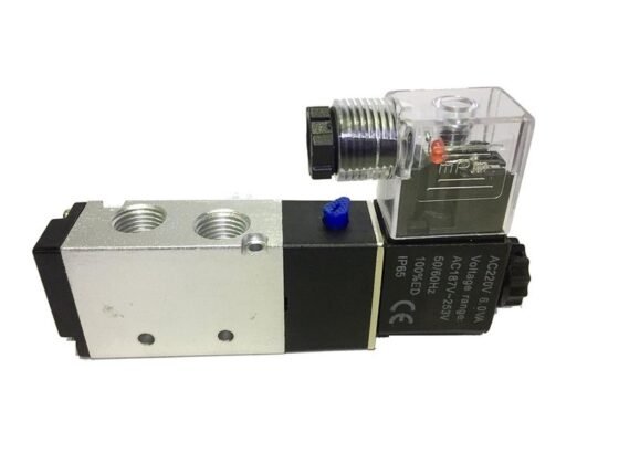 Single Coil Solenoid Valve 5/2, 1/4 220V Single Coil