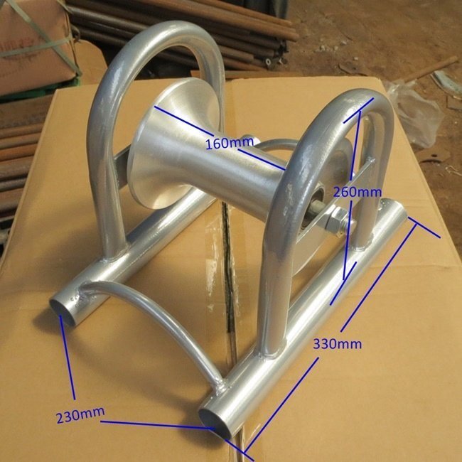 Straight Cable Roller 7”FINISH : Galvanised Elfit