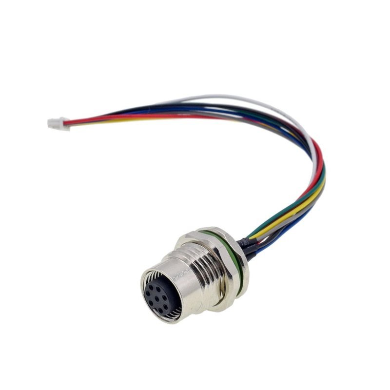 Stralt Head Connecting Cable with Plug M12 Female