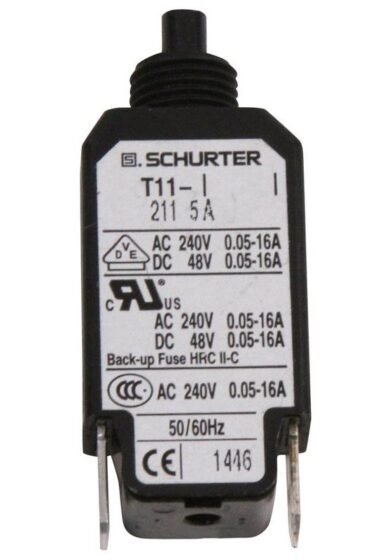 T11 211 0, 5A Circuit Breaker, 0.5A