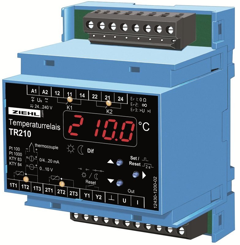 TR210-T224071 Ziehl Temperature Relay Ac/dc
