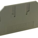 Weidmüller 2.5-10GR 2.5MM Cover End Plate, Wap, PN 1050050000