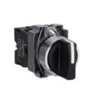 XB2BD33C – Schneider Electric Complete selector switch, Easy Harmony XB2, metal, black, 22mm, 3 positions, stay put, 2NO