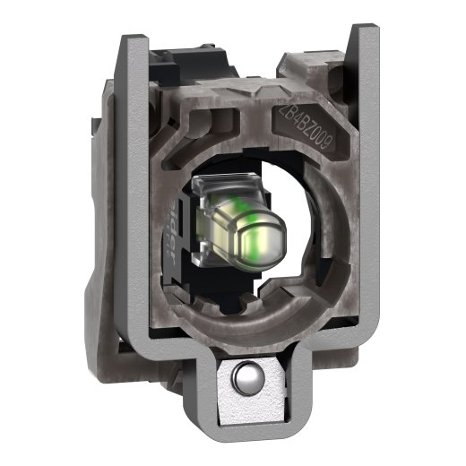 ZB4BVG1 – Schneider Electric white light block with body/fixing collar integral LED 110…120V — SCHNEIDER
