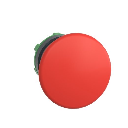 ZB5AC4 – Schneider Electric red Ø40 mushroom pushbutton head Ø22 spring return — SCHNEIDER